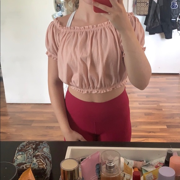 Divided Tops - Cute pink top